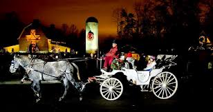 christmas horse and buggy
